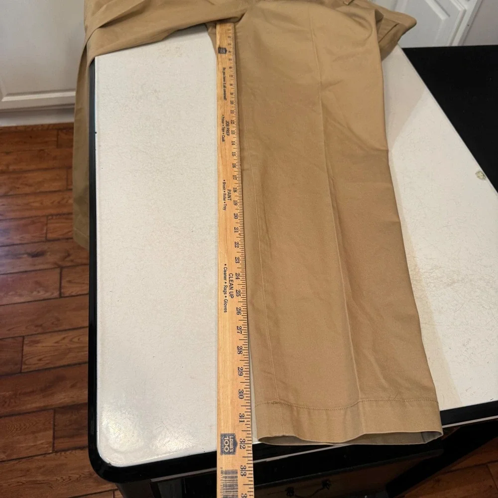 Polo Ralph Lauren Pants Mens 38x32 Khaki Tan Stretch Straight Fit Chino